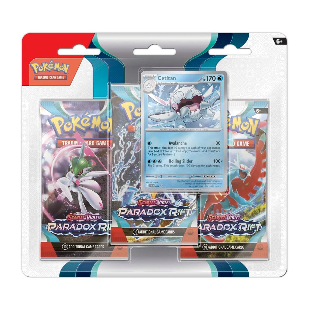 Pokémon TCG: Scarlet & Violet - Paradox Rift Three Pack Blister