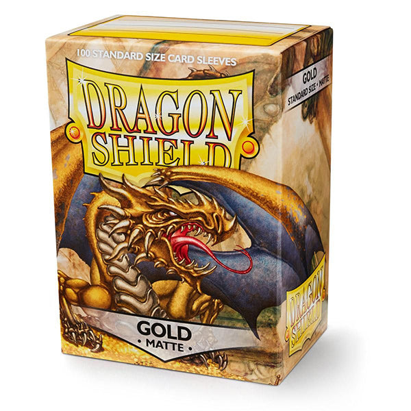 Dragon Shield: Matte (100 ct) - Gold