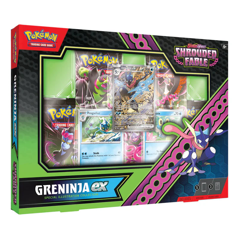 Pokémon TCG: Scarlett & Violet - Shrouded Fable Greninja EX Special Illustration Collection