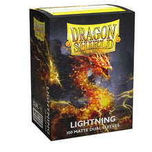 Load image into Gallery viewer, Dragon Shield: Dual Matte (100 ct) - Lightning
