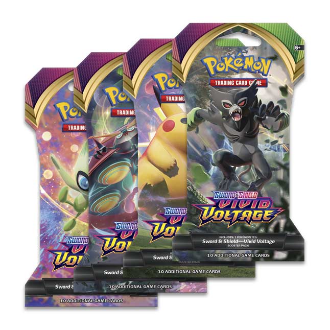 Pokémon TCG: Sword & Shield - Vivid Voltage Sleeved Booster Pack